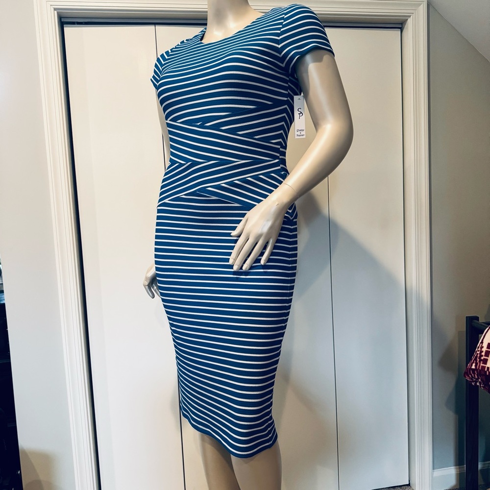 Shelby & Palmer Short Sleeve Bandage Style Dress New with Tags